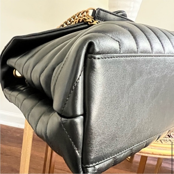 SAINT LAURENT LOULOU MATELASSE MEDIUM  QUILTED LEATHER SHOULDER BAG - Picture 9 of 16